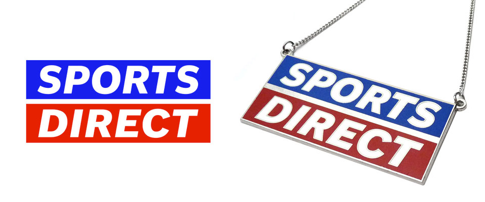 branded necklaces for sports direct brand